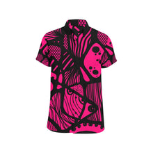 Load image into Gallery viewer, FUSION Men's Short Sleeve Button Down Shirt with Chest Pocket