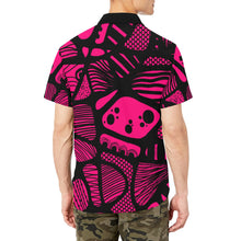 Load image into Gallery viewer, FUSION Men's Short Sleeve Button Down Shirt with Chest Pocket