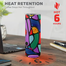 Load image into Gallery viewer, Good Vibes 20oz Tall Skinny Tumbler with Lid and Straw