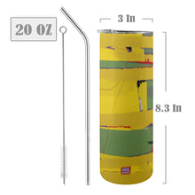 Load image into Gallery viewer, Walk In The Light 20oz Tall Skinny Tumbler with Lid and Straw