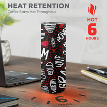 Load image into Gallery viewer, Artfulmations - 20oz Tall Skinny Tumbler with Lid and Straw