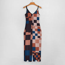 Load image into Gallery viewer, CHROMA DARK Spaghetti Strap Jumpsuit