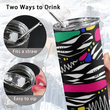 Load image into Gallery viewer, HELLO DARLING 20oz Tall Skinny Tumbler with Lid and Straw