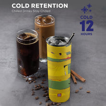 Load image into Gallery viewer, Walk In The Light 20oz Tall Skinny Tumbler with Lid and Straw