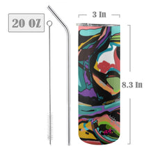 Load image into Gallery viewer, Dreamy Nights 20oz Tall Skinny Tumbler with Lid and Straw