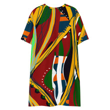 Load image into Gallery viewer, ARTFUL-CENTRIC Oversized T-shirt dress