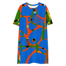 Load image into Gallery viewer, ELECTRIC HUES - Oversized T-shirt dress