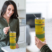 Load image into Gallery viewer, Walk In The Light 20oz Tall Skinny Tumbler with Lid and Straw