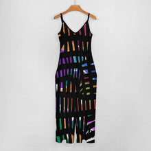 Load image into Gallery viewer, MIDNIGHT PULSE - Spaghetti Strap Jumpsuit