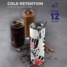 Load image into Gallery viewer, Cut &amp; Paste 20oz Tall Skinny Tumbler with Lid and Straw