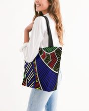 Load image into Gallery viewer, Tribal Vibe Canvas Zip Tote