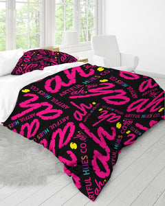 ARTFUL HUES Queen Duvet Cover Set