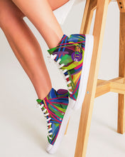 Load image into Gallery viewer, PARADISE IN COLOR Women&#39;s Hightop Canvas Shoe