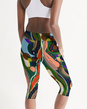 Load image into Gallery viewer, FALL INTO UBIQUITY Women&#39;s Capri Workout Pants