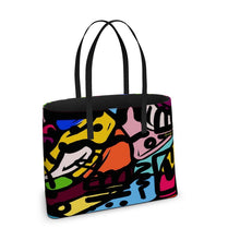 Load image into Gallery viewer, &quot;The Actual Factuals&quot; Zipper-less Nappa Leather Tote