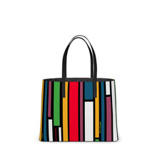 Load image into Gallery viewer, Rwanda Zipper-less Leather Tote Bag