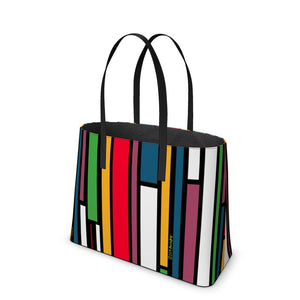 Rwanda Zipper-less Leather Tote Bag