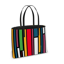 Load image into Gallery viewer, Rwanda Zipper-less Leather Tote Bag