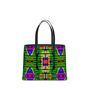 Jamaica Jamaica Zipper-less Leather Tote Bag