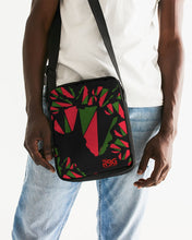 Load image into Gallery viewer, The REAL RBG: RED, BLACK, and GREEN Messenger Pouch