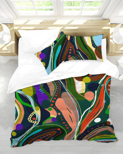 FALL INTO UBIQUITY Queen Duvet Cover Set