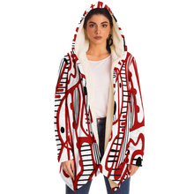 Load image into Gallery viewer, REDUNDANT VOYAGE Plush Hooded Fleece Cardigan