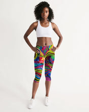 Load image into Gallery viewer, PARADISE IN COLOR Women&#39;s Capri Workout Pants