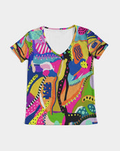 Load image into Gallery viewer, JOYFUL NOISE Women&#39;s V-Neck Tee