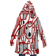 Load image into Gallery viewer, REDUNDANT VOYAGE Plush Hooded Fleece Cardigan