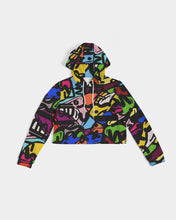 Load image into Gallery viewer, &quot;THE ACTUAL FACTUALS&quot; Women&#39;s Cropped Hoodie