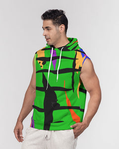 MY GREEN VIBRATION Men's/Unisex Premium Heavyweight Sleeveless Hoodie