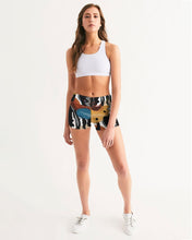 Load image into Gallery viewer, Wild Safari Women Yoga Shorts