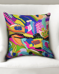 JOYFUL NOISE Throw Pillowcase 18"x18"