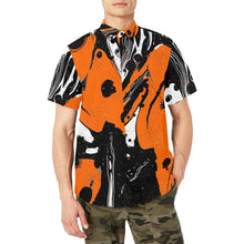 Load image into Gallery viewer, HARLEY WHO? Men&#39;s Short Sleeve Button Down Shirt with Chest Pocket