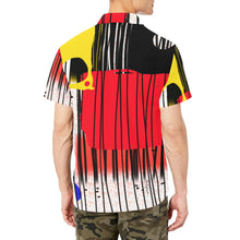 Load image into Gallery viewer, THE LAST RED PARADIGM Men&#39;s Short Sleeve Button Down Shirt with Chest Pocket