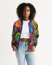 Load image into Gallery viewer, PARADISE IN COLOR Women&#39;s Bomber Jacket