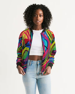 PARADISE IN COLOR Women's Bomber Jacket