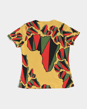 Load image into Gallery viewer, THE REAL RBG: RED BLACK &amp; GREEN Women&#39;s Tee