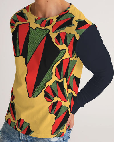 THE REAL RBG: RED BLACK & GREEN Men's/Unisex Long Sleeve Tee