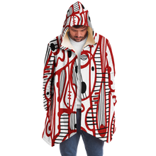 Load image into Gallery viewer, REDUNDANT VOYAGE Plush Hooded Fleece Cardigan