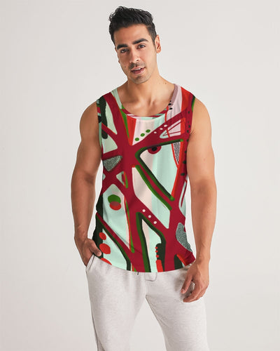 RED BLACK & GREEN - YOU KNOW WHAT IT MEAN Men's Sports Tank