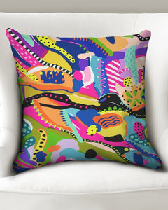 JOYFUL NOISE Throw Pillowcase 20"x20"