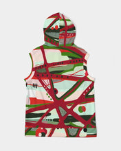 Load image into Gallery viewer, RED BLACK &amp; GREEN - YOU KNOW WHAT IT MEAN Men&#39;s/Unisex Premium Heavyweight Sleeveless Hoodie