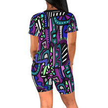 Load image into Gallery viewer, AMETHYST RISING Women&#39;s Shorts Set