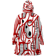 Load image into Gallery viewer, REDUNDANT VOYAGE Plush Hooded Fleece Cardigan