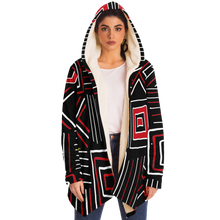 Load image into Gallery viewer, MARKED HARMONY Plush Hooded Fleece Cardigan