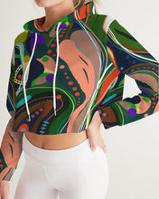 Load image into Gallery viewer, FALL INTO UBIQUITY Women&#39;s Cropped Hoodie