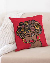 Load image into Gallery viewer, &quot;THE WINKING LADY&quot; Throw Pillowcase 20&quot;x20&quot;