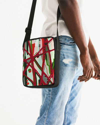 RED BLACK & GREEN - YOU KNOW WHAT IT MEAN Messenger Crossbody