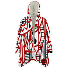 Load image into Gallery viewer, REDUNDANT VOYAGE Plush Hooded Fleece Cardigan